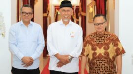 Antusiasme Tinggi: Pertemuan Mahyeldi dan Syamsi Hari Bahas Sertifikasi Kompetensi