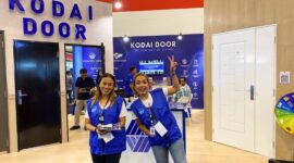 Peluncuran TOP Engineering Door oleh Kodai Door di Indo Build Tech 2024