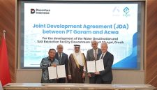 Acwa menandatangani perjanjian pengembangan bersama dengan PT GARAM untuk proyek integrasi desalinasi air laut dan garam industri dengan skala utilitas yang pertama di Indonesia Acwa menandatangani perjanjian pengembangan bersama dengan PT GARAM untuk proyek integrasi desalinasi air laut dan garam industri dengan skala utilitas yang pertama di Indonesia