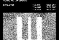 JADWAL “BIGBANG 2026-2027 WORLD TOUR ” di Hong Kong Resmi Diumumkan